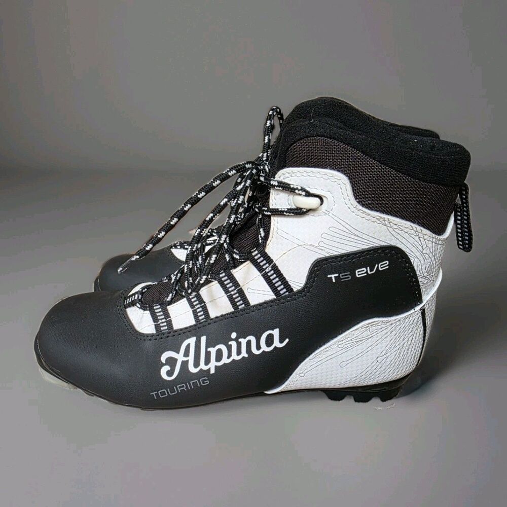 Alpina Women's T5 Eve Cross-Country Nordic Touring Ski Boots Size EU 42 Ski